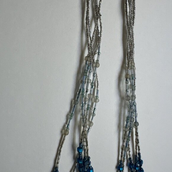 2/$18 SALE Chicos NECKLACE Long Bohemian Boho Fairycore Chip Stone Gypsy - Picture 4 of 8